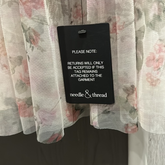 NWT Needle & Thread Floral Swan Sequin Bodice Gown - Picture 8 of 9